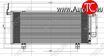 4 299 р. GALANT КОНДЕНСАТОР КОНДИЦ BODYPARTS mbgal04-930  с доставкой в г. Воронеж