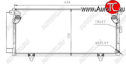 4 599 р. LEGACY (+ OUTBACK) КОНДЕНСАТОР КОНДИЦ (см.каталог) BODYPARTS sbleg04-931  с доставкой в г. Воронеж
