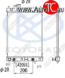 6 649 р. CUBE РАДИАТОР ОХЛАЖДЕН вариатор (CVT) (KOYO) KOYORAD nncub98-911  с доставкой в г. Воронеж