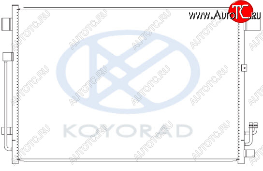 11 399 р. MURANO КОНДЕНСАТОР КОНДИЦ (KOYO) KOYORAD nnmur08-930  с доставкой в г. Воронеж
