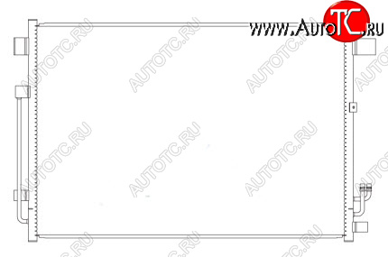 4 599 р. MURANO КОНДЕНСАТОР КОНДИЦ BODYPARTS nnmur08-931  с доставкой в г. Воронеж