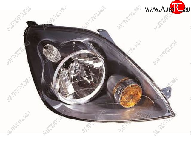 8 249 р. Правая фара (c электрокорректором) DEPO Ford Fiesta 5 хэтчбэк 5 дв. рестайлинг (2005-2008)  с доставкой в г. Воронеж