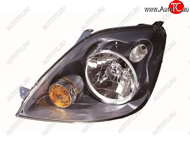 8 249 р. Левая фара (c электрокорректором) DEPO Ford Fiesta 5 хэтчбэк 5 дв. рестайлинг (2005-2008)  с доставкой в г. Воронеж