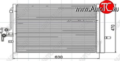 4 649 р. MONDEO КОНДЕНСАТОР КОНДИЦ (см.каталог) BODYPARTS fdmon07-933  с доставкой в г. Воронеж