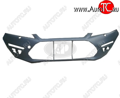 8 899 р. MONDEO {с DRL (дневн. ходов огни)} БАМПЕР ПЕРЕДН С ОТВ ПОМЫВАТ ФАР БЕЗ ОТВ ПДАТЧ ГРУНТ (Тайвань) API fdmon11-162  с доставкой в г. Воронеж
