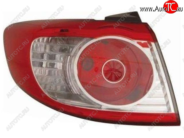 8 849 р. Левый фонарь DEPO  Hyundai Santa Fe  CM (2009-2012) рестайлинг  с доставкой в г. Воронеж