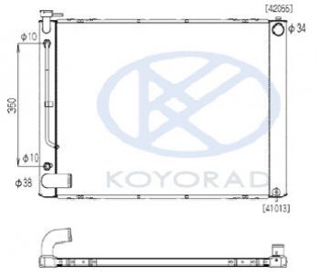 11 399 р. RX300 РАДИАТОР ОХЛАЖДЕН AT 3 3.3 (KOYO) ПОЛНОСТЬЮ АЛЮМИН KOYORAD lxrx303-910a  с доставкой в г. Воронеж. Увеличить фотографию 1