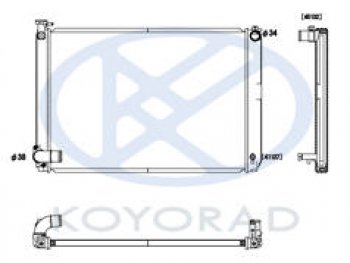 14 899 р. RX300 {HIGHLANDER 05-} РАДИАТОР ОХЛАЖДЕН ГИБРИД AT 3.3 (KOYO) KOYORAD lxrx303-911  с доставкой в г. Воронеж. Увеличить фотографию 1