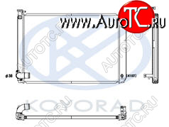 14 899 р. RX300 {HIGHLANDER 05-} РАДИАТОР ОХЛАЖДЕН ГИБРИД AT 3.3 (KOYO) KOYORAD lxrx303-911  с доставкой в г. Воронеж