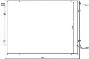 3 599 р. RX300 (RX330HARIERHIGHLANDER 05-) КОНДЕНСАТОР КОНДИЦ 3.3 BODYPARTS lxrx305-931  с доставкой в г. Воронеж. Увеличить фотографию 1