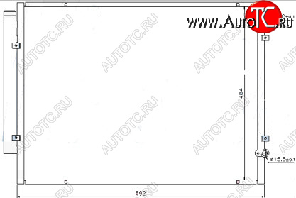 3 599 р. RX300 (RX330HARIERHIGHLANDER 05-) КОНДЕНСАТОР КОНДИЦ 3.3 BODYPARTS lxrx305-931  с доставкой в г. Воронеж