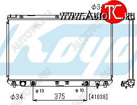 5 449 р. CAMRY {LX ES300} РАДИАТОР ОХЛАЖДЕН ЛЕВ НИЖН ВЫХОД БЕЗ ГОРЛОВИН AT 3 (KOYO) KOYORAD tycam93-915-l  с доставкой в г. Воронеж