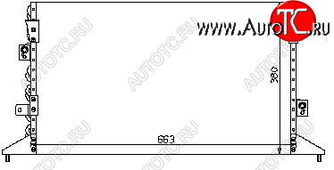 8 449 р. CAMRY (LX ES300) КОНДЕНСАТОР КОНДИЦ (R12) BODYPARTS tycam92-930  с доставкой в г. Воронеж