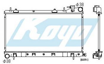 10 799 р. IMPREZA {FORESTER MT 2} РАДИАТОР ОХЛАЖДЕН MT 1.5 1.8 2 (KOYO) KOYORAD sbimp97-910  с доставкой в г. Воронеж. Увеличить фотографию 1