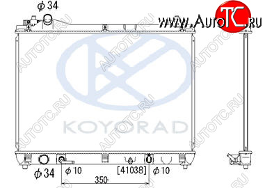 9 299 р. G.VITARA РАДИАТОР ОХЛАЖДЕН 2 AT (KOYO) KOYORAD szgvt06-911  с доставкой в г. Воронеж