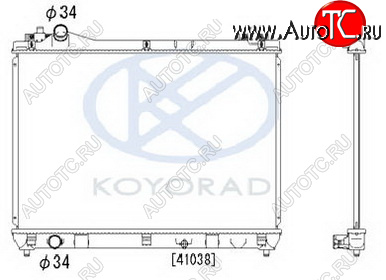 12 999 р. G.VITARA РАДИАТОР ОХЛАЖДЕН 2 MT (KOYO) KOYORAD szgvt06-910  с доставкой в г. Воронеж