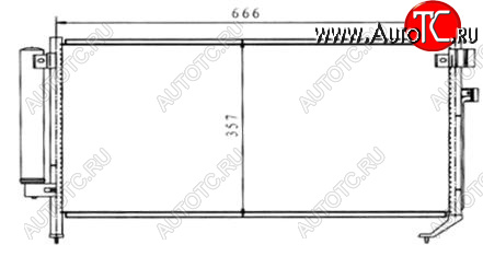 4 199 р. FORESTER КОНДЕНСАТОР КОНДИЦ BODYPARTS sbfor03-931  с доставкой в г. Воронеж
