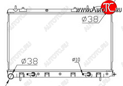 4 699 р. FORESTER РАДИАТОР ОХЛАЖДЕН AT 2 БЕЗ ГОРЛОВИН BODYPARTS sbfor99-911  с доставкой в г. Воронеж