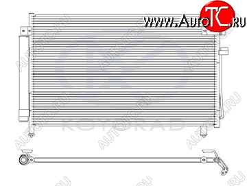 5 799 р. FORESTER КОНДЕНСАТОР КОНДИЦ (KOYO) KOYORAD sbfor03-930  с доставкой в г. Воронеж
