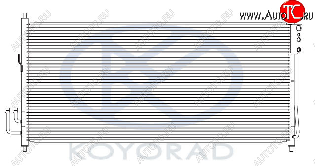 10 899 р. TEANA КОНДЕНСАТОР КОНДИЦ (KOYO) KOYORAD nnten04-930  с доставкой в г. Воронеж