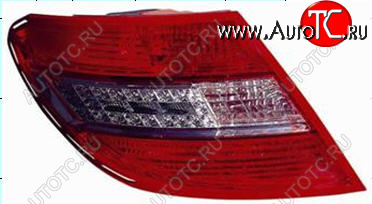 7 249 р. Левый фонарь (диодный) DEPO Mercedes-Benz C-Class W204 дорестайлинг седан (2007-2011)  с доставкой в г. Воронеж