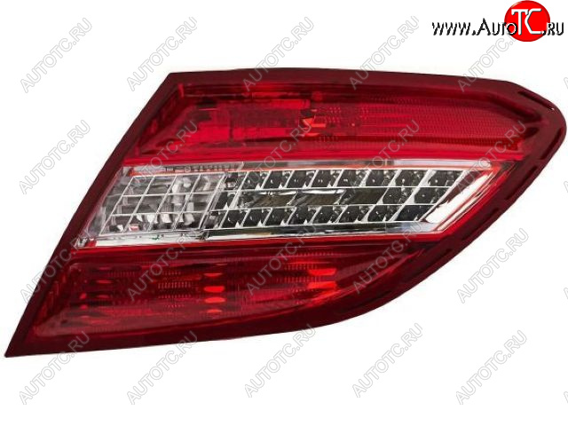 7 249 р. Правый фонарь (диодный) DEPO Mercedes-Benz C-Class W204 дорестайлинг седан (2007-2011)  с доставкой в г. Воронеж