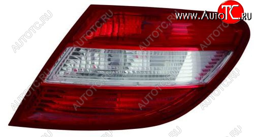6 599 р. Правый фонарь DEPO Mercedes-Benz C-Class W204 дорестайлинг седан (2007-2011)  с доставкой в г. Воронеж