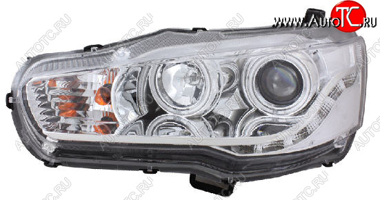 30 599 р. LANCER ФАРА Л+П (КОМПЛЕКТ) ТЮНИНГ ЛИНЗОВАН (DEVIL EYES) С СВЕТЯЩ ОБОДК БЕЗ КОРРЕКТОР (EAGLE EYES) ВНУТРИ ХРОМ EAGLE EYES mblan07-002h-n  с доставкой в г. Воронеж