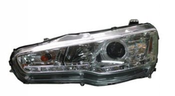 33 599 р. LANCER ФАРА Л+П (КОМПЛЕКТ) ТЮНИНГ ЛИНЗОВАН (DEVIL EYES) С СВЕТЯЩ ОБОДК +- ПКОРРЕКТОР (SONAR) ВНУТРИ ХРОМ SONAR mblan07-003h-n  с доставкой в г. Воронеж. Увеличить фотографию 1
