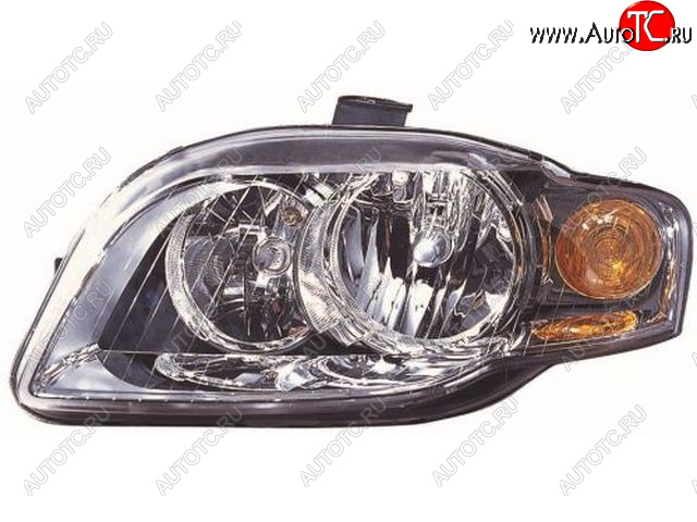 7 499 р. Левая фара (c электрокорректором) DEPO Audi A4 B7 седан (2004-2008)  с доставкой в г. Воронеж