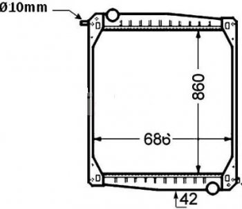 20 499 р. SCANIA 114 (860 x 679 x 48 mm) РАДИАТОР ОХЛАЖДЕН (см.каталог) BODYPARTS sc11496-910  с доставкой в г. Воронеж. Увеличить фотографию 1