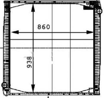13 599 р. SCANIA 114 (860 x 920 x 40 mm) РАДИАТОР ОХЛАЖДЕН (см.каталог) BODYPARTS sc11496-911  с доставкой в г. Воронеж. Увеличить фотографию 1