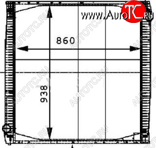13 599 р. SCANIA 114 (860 x 920 x 40 mm) РАДИАТОР ОХЛАЖДЕН (см.каталог) BODYPARTS sc11496-911  с доставкой в г. Воронеж