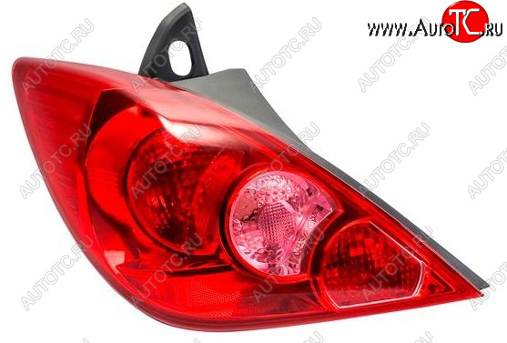 5 999 р. Левый фонарь DEPO  Nissan Tiida  1 хэтчбек (2007-2010) C11 дорестайлинг  с доставкой в г. Воронеж