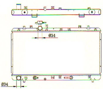 6 549 р. SX-4 РАДИАТОР ОХЛАЖДЕН 1.5 1.6 AT BODYPARTS szsx406-912  с доставкой в г. Воронеж. Увеличить фотографию 1