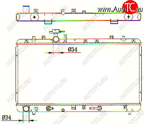 6 549 р. SX-4 РАДИАТОР ОХЛАЖДЕН 1.5 1.6 AT BODYPARTS szsx406-912  с доставкой в г. Воронеж
