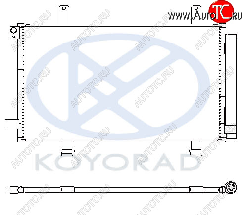 10 249 р. SX-4 КОНДЕНСАТОР КОНДИЦ (см.каталог) KOYORAD szsx406-932  с доставкой в г. Воронеж