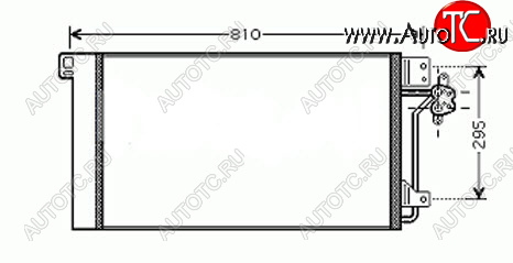 3 599 р. TRANSPORTER КОНДЕНСАТОР КОНДИЦ BODYPARTS vwtrn03-931  с доставкой в г. Воронеж