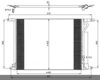 6 899 р. AVEO КОНДЕНСАТОР КОНДИЦ (см.каталог) (СЕДАН) (ХЭТЧБЭК) BODYPARTS cvave08-931  с доставкой в г. Воронеж. Увеличить фотографию 1