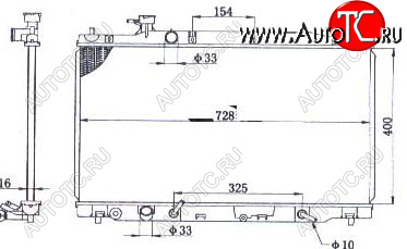 4 999 р. CR-V РАДИАТОР ОХЛАЖДЕН AT BODYPARTS hdcrv07-911  с доставкой в г. Воронеж