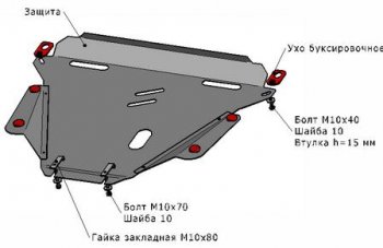 1 599 р. CR-V ЗАЩИТА ПОДДОНА ДВИГАТЕЛЯ , С КРЕПЛЕН , 2.0 , 2.4 , СТАЛЬН BODYPARTS hdcrv07-9f0  с доставкой в г. Воронеж. Увеличить фотографию 1