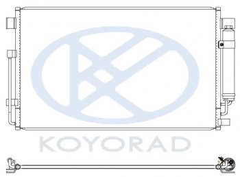 14 949 р. TEANA {13-} КОНДЕНСАТОР КОНДИЦ С ОСУШИТ. (KOYO) KOYORAD nnten08-932  с доставкой в г. Воронеж. Увеличить фотографию 1