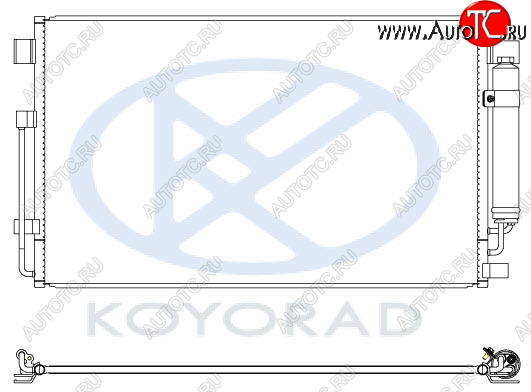 14 949 р. TEANA {13-} КОНДЕНСАТОР КОНДИЦ С ОСУШИТ. (KOYO) KOYORAD nnten08-932  с доставкой в г. Воронеж