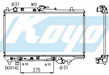 8 499 р. 323F РАДИАТОР ОХЛАЖДЕН AT 1.6 1.8 (5 дв) BODYPARTS mz32f90-910  с доставкой в г. Воронеж. Увеличить фотографию 1
