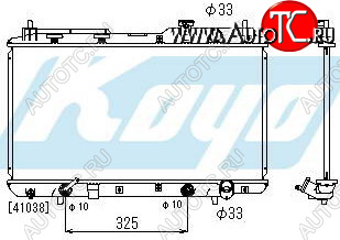 3 689 р. CR-V РАДИАТОР ОХЛАЖДЕН AT 2 (2 ряд) АЛЮМИН BODYPARTS hdcrv96-910  с доставкой в г. Воронеж