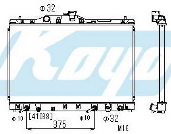 11 449 р. LEGEND РАДИАТОР ОХЛАЖДЕН AT 3.2 (KOYO) KOYORAD hdleg91-910  с доставкой в г. Воронеж. Увеличить фотографию 1