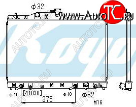 11 449 р. LEGEND РАДИАТОР ОХЛАЖДЕН AT 3.2 (KOYO) KOYORAD hdleg91-910  с доставкой в г. Воронеж