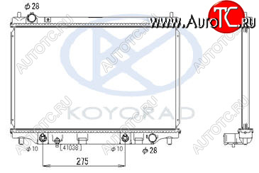 7 199 р. DEMIO {Mazda 2 02-06Verisa 02-} РАДИАТОР ОХЛАЖДЕН AT (KOYO) KOYORAD mzdem02-910  с доставкой в г. Воронеж