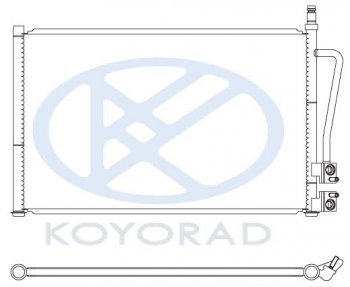 5 749 р. FUSION {FIESTA 02-MAZDA 2 03-} КОНДЕНСАТОР КОНДИЦ (KOYO) KOYORAD fdfus02-931  с доставкой в г. Воронеж. Увеличить фотографию 1