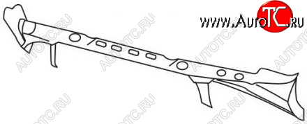 5 549 р. VITARA УСИЛИТЕЛЬ БАМПЕРА ЗАДН (3 дв) (Тайвань) API szvit88-700  с доставкой в г. Воронеж